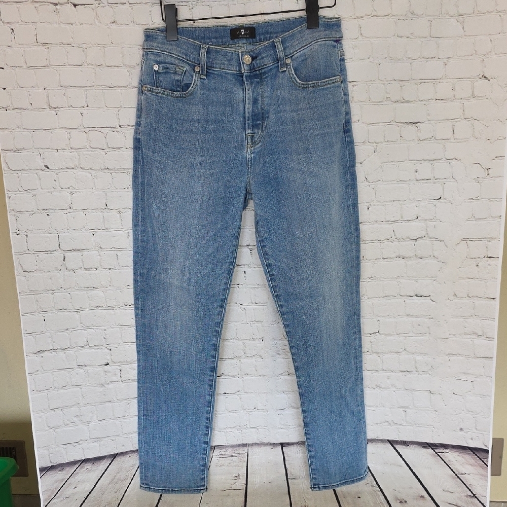 7 For All Mankind Light Blue‎ Skinny Jeans